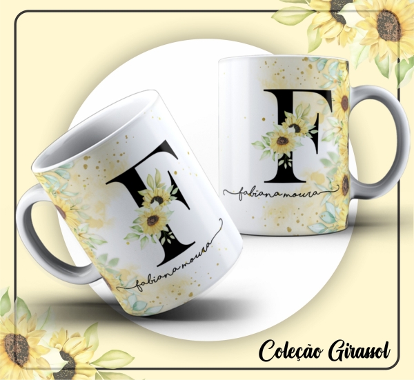 Caneca Floral